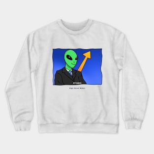 AlienHub: High valued memes alien Crewneck Sweatshirt